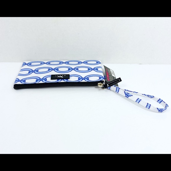 Scout Bags Kate Wristlet Blue Mary Chain Link 8” x 4” - Picture 7 of 9